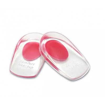 Foot Care Gel Silicone Heel Cups/Pads 100% Medical Grade Silicone Shoe Insoles